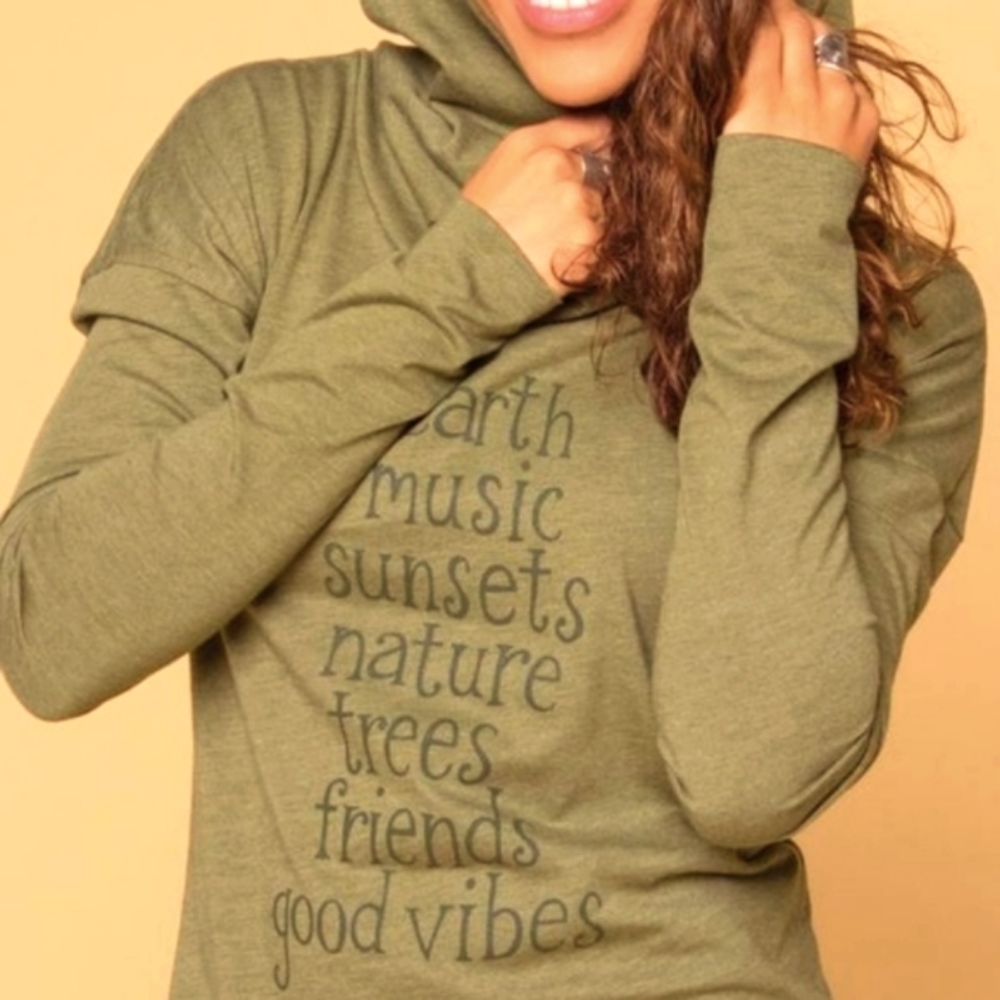 Soul Flower USA Made Yoga Hoody